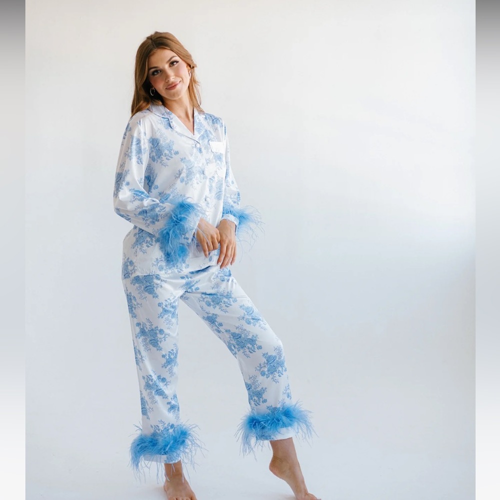 Bon Vivianne French Floral PJ set